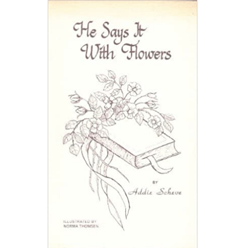 He Says It With Flowers