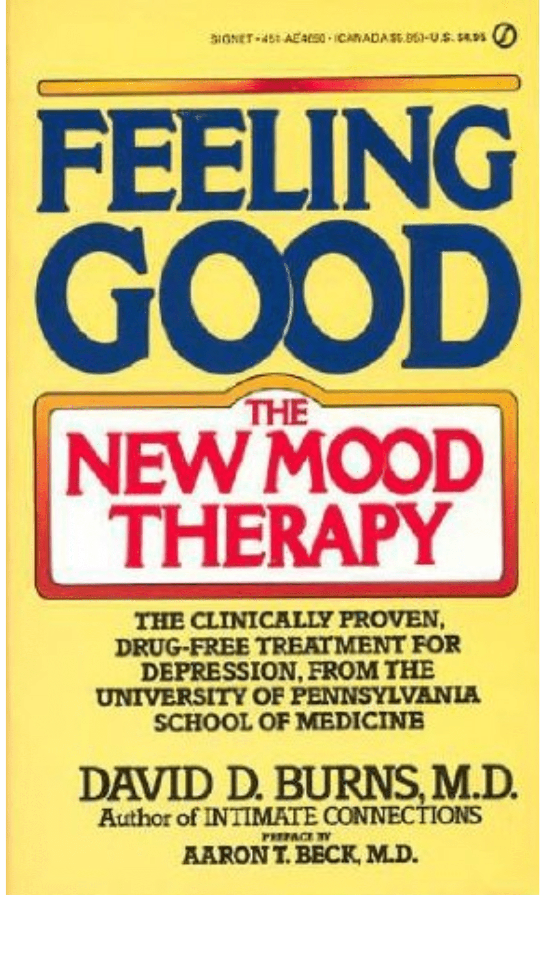 Feeling Good: The New Mood Therapy (Visible wear and tear on cover)