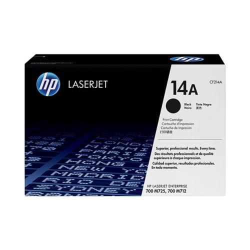 HP 14A Black Original LaserJet Toner Cartridge - CF214A