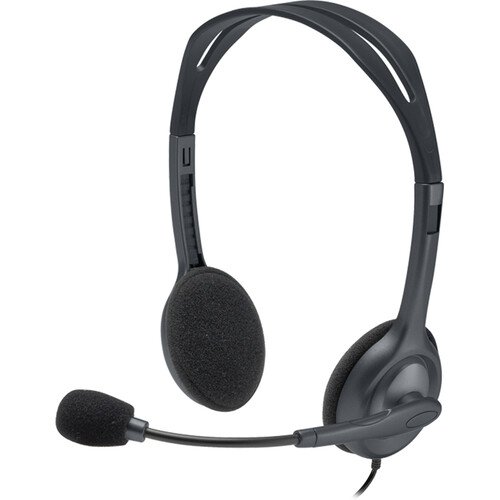 Logitech H111 Stereo Headset - Black (3.5mm Jack) - 981-000593