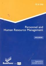 Personnel and Human Resource Management 5th ed
