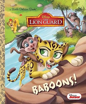 Baboons! (Little Golden Books: Disney The Lion Guard)