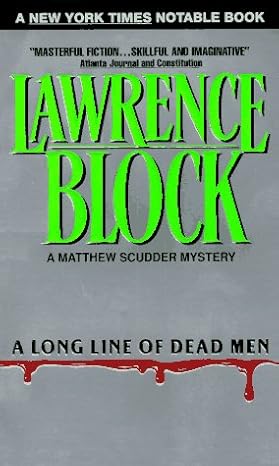 A Long Line of Dead Men (A Matthew Scudder Mystery) book by Lawrence Block