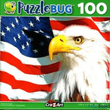 Puzzlebug American Eagle 100 Piece Jigsaw Puzzle