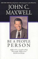 Be a People Person book by John C. Maxwell