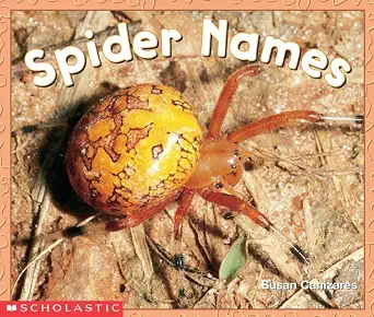 Spider Names Book By Susan Canizares