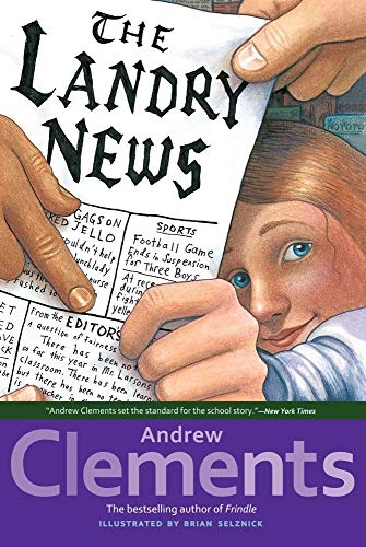 The Landry News book by Andrew Clements