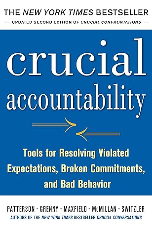 Crucial Accountability book by Kerry Patterson