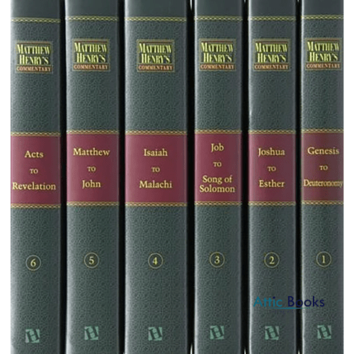 Matthew Henry's Commentary on the Whole Bible 6 Volumes