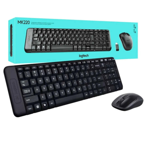 Logitech Wireless Combo Mk220 Keyboard And Mouse Set-920-003161