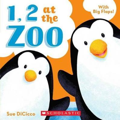 1, 2 at the Zoo (Board Book)