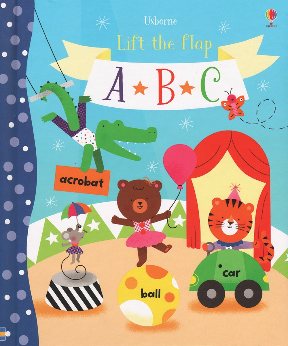Usborne Lift-The-Flap ABC (Board Book)