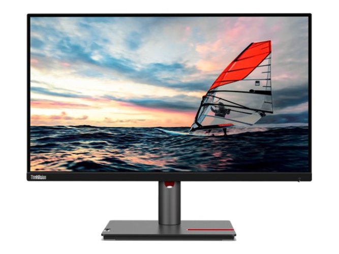 Lenovo ThinkVision P25i-30 24.5 inches FHD Monitor, Tilt/Swivel/Pivot/Height Adjustable Stand, Raven Black Color- 63F4MAT1UK