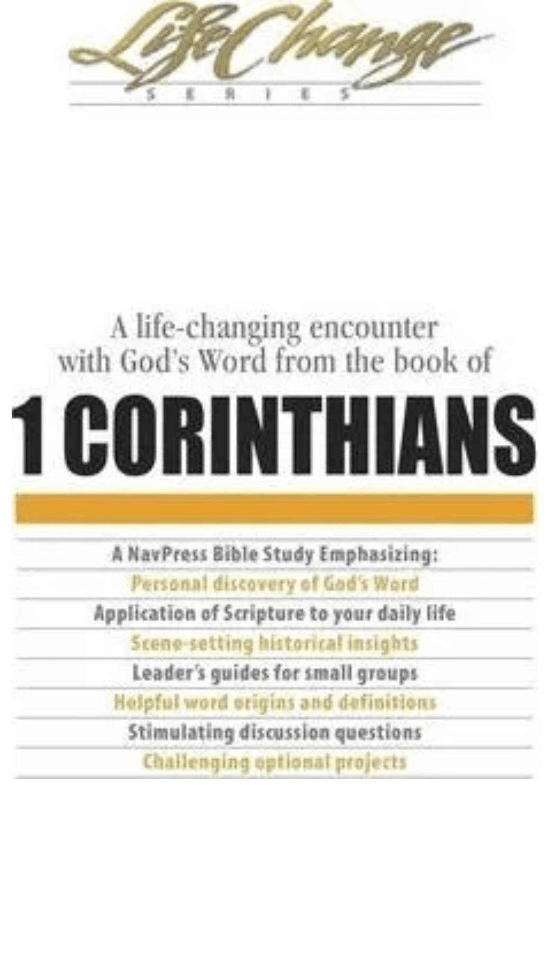 Lc 1 Corinthians (17 Lessons): Lifechange Series