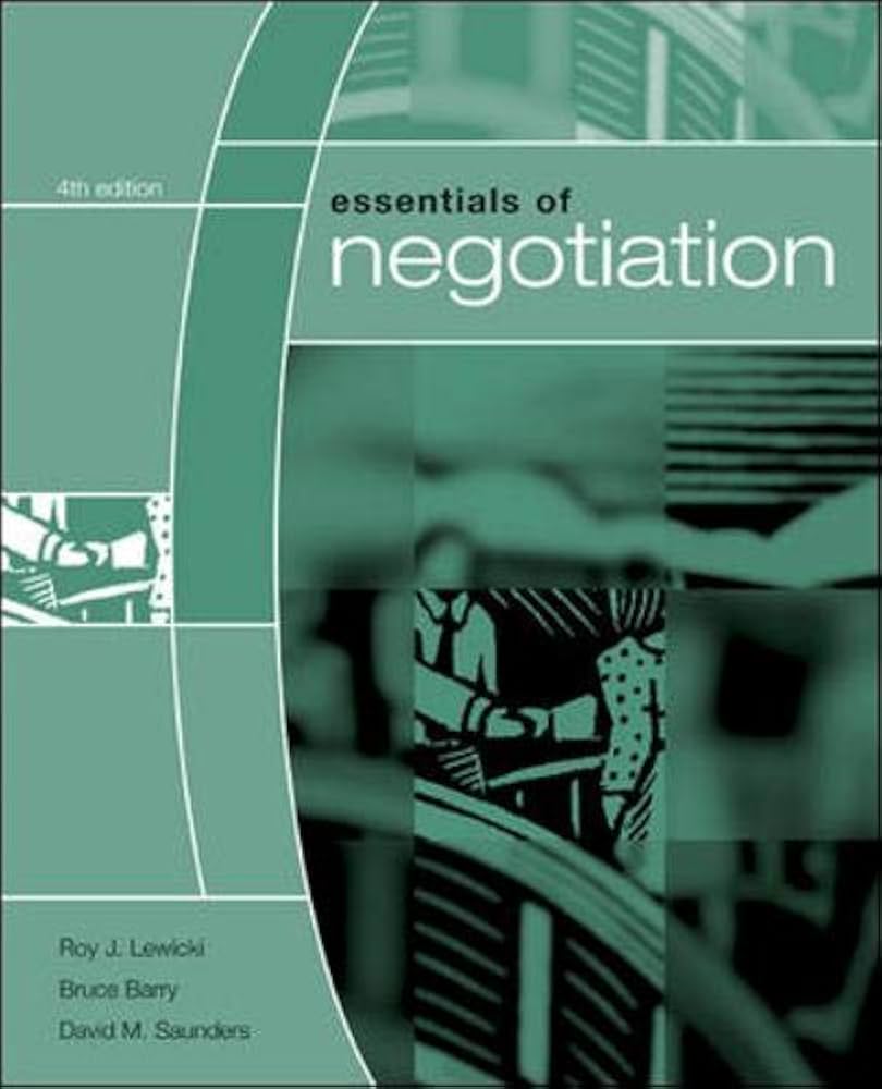 Essentials of Negotiation book by Roy J. Lewicki