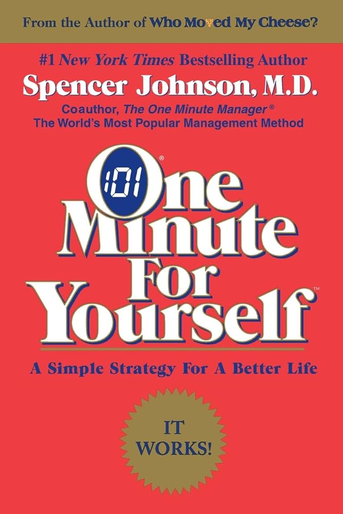 One Minute For Yourself book by Spencer Johnson