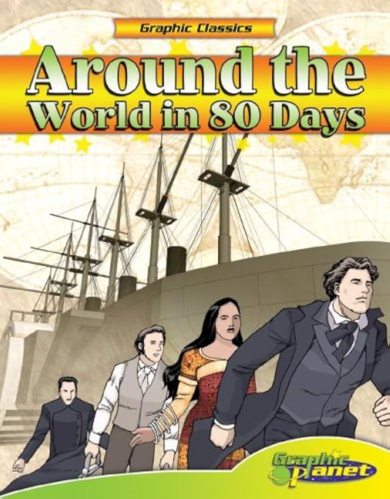 Around the World in Eighty Days book by Jules Verne