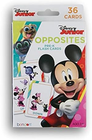 Opposites Flash Cards Mickey Clubhouse - Pre-K - 36 Flash Cards