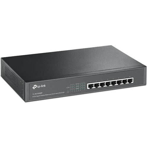 TP-Link TL-SG1008MP 8-Port Gigabit Desktop/Rackmount Switch with 8-Port PoE+