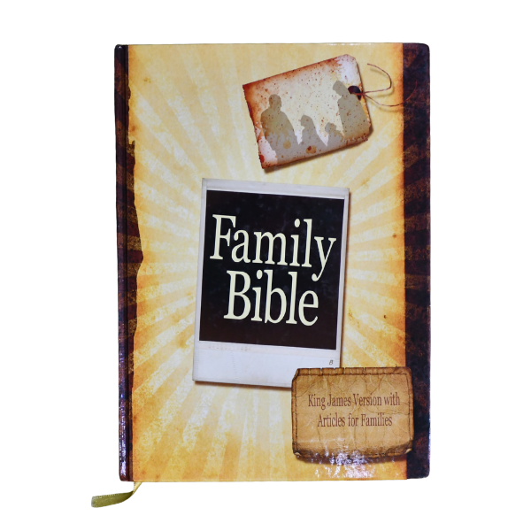 King James Version With artcles for Family [Family Bible Hardcover Std. Size]