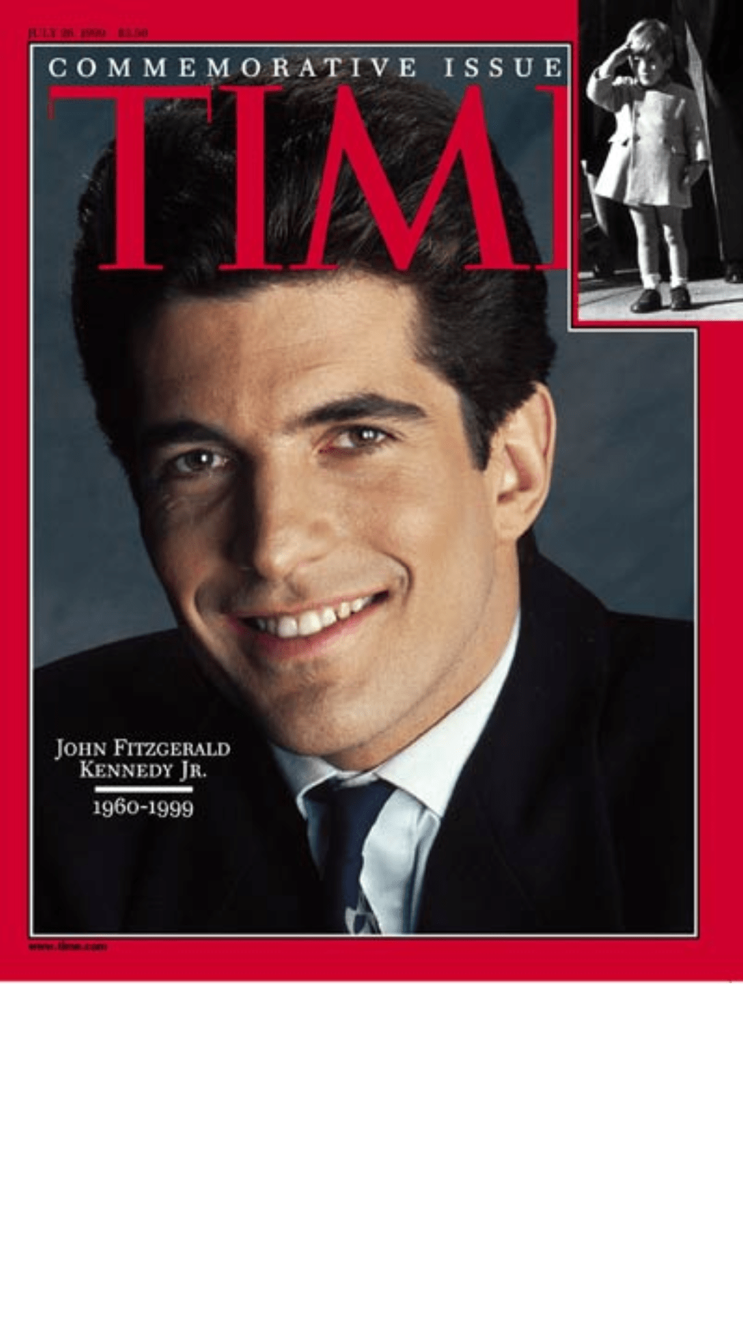 Commemorative Issue: Time Magazine-John Fitzgerald Kennedy Jr. 1960-1999