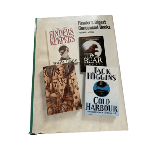 Reader's Digest Condensed Books, 1990 Volume 4: Finders Keepers, The Bear, Circle of Pearls, Cold Harbour