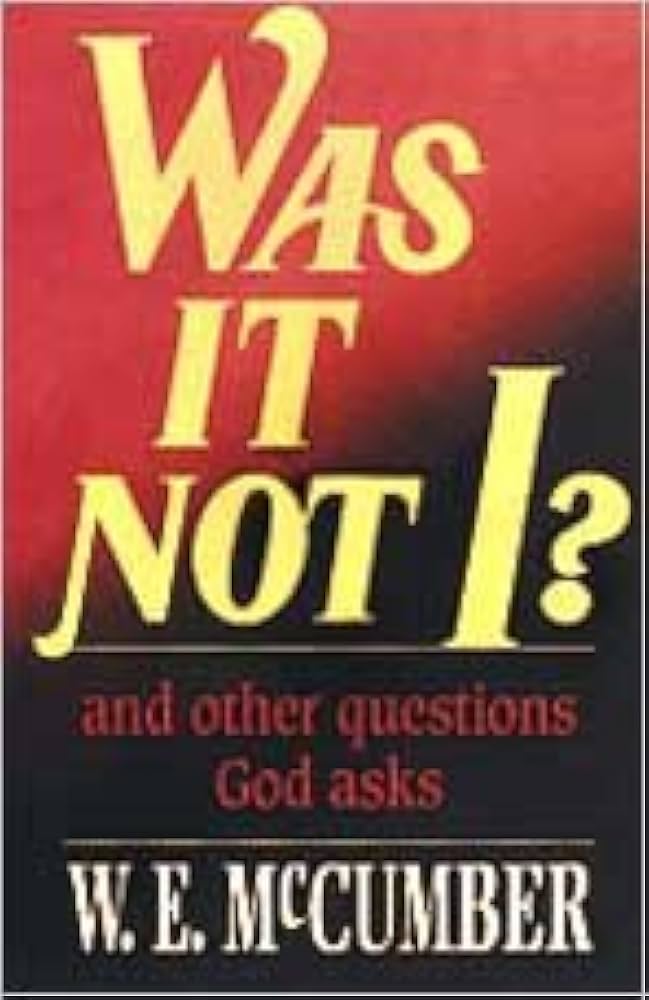 Was It Not I?: And Other Questions God Asks