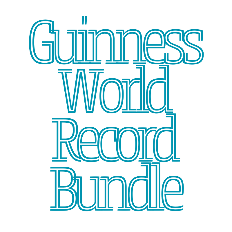 5 Guinness World Record Books Collection