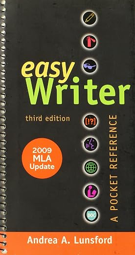 EasyWriter with 2009 MLA and 2010 APA Updates book by Andrea A. Lunsford