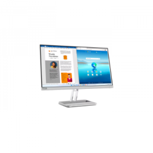 Lenovo L27i-40 27 Fhd Monitor, Cloud Grey Color, Connectivity : 1 Vga, 2 Hdmi 1.4  67abkac4ae