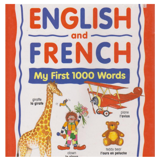 English and French My First 1000 Words