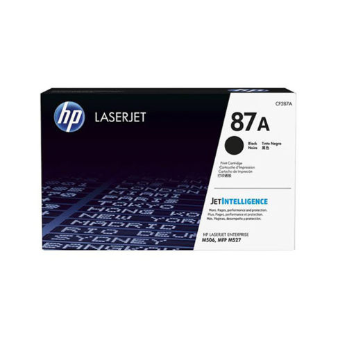 HP 87A Black Original LaserJet Toner Cartridge - CF287A