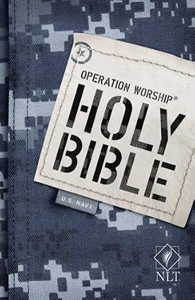 Operation Worship Bible-NLT-Navy By Tyndale House Publishers