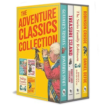 The Adventure Classics Collection (Set of 4 Books) By Daniel Defoe