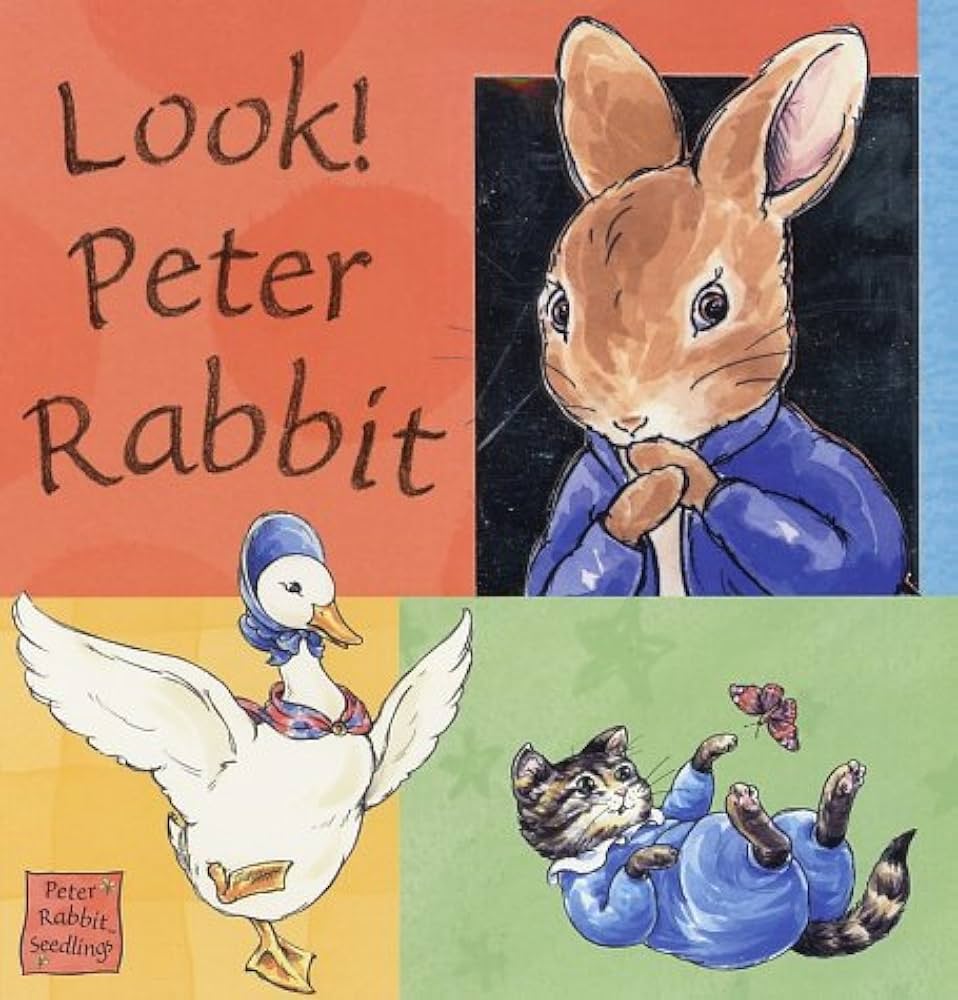 Look! Peter Rabbit book by Beatrix Potter (Board Book)
