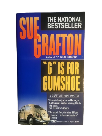 G is for Gumshoe book by Sue Grafton