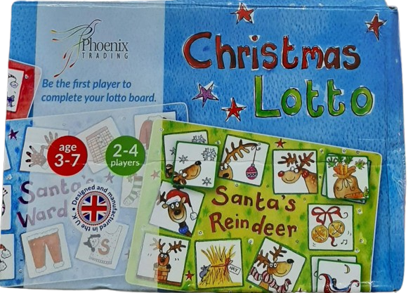 christmas lotto board game