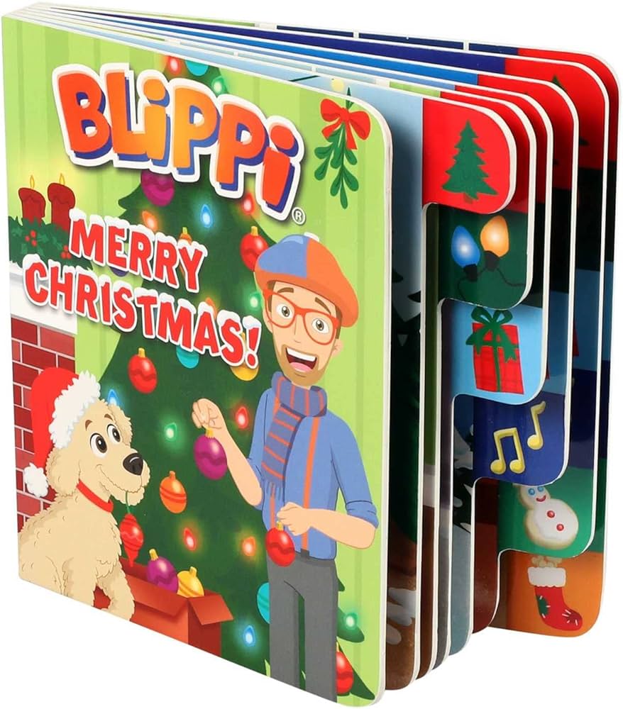 Blippi: Merry Christmas book by Thea Feldman (Board Book)