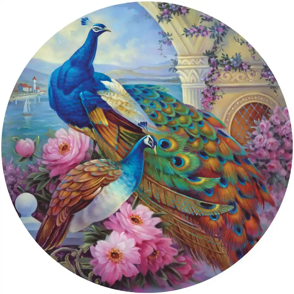 Marvelous Garden Round 500 pieces Jigsaw Puzzle