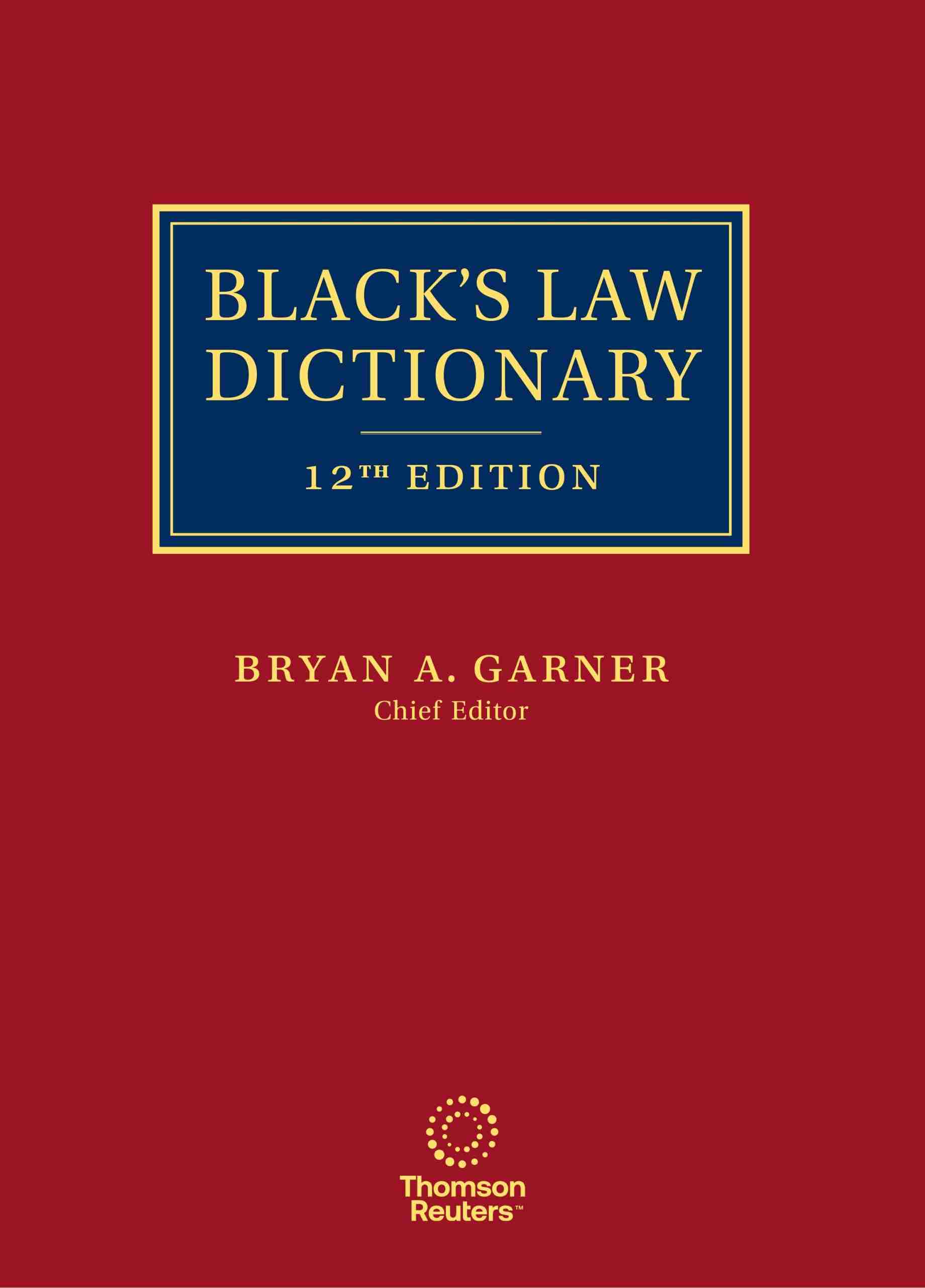 Black's Law Dictionary book by Henry Campbell Black