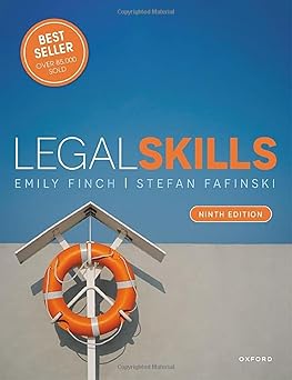 Legal Skills 9th Edition book by Fafinski