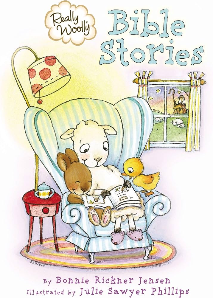 Really Woolly Bible Stories by Bonnie Rickner Jensen (Board Book)