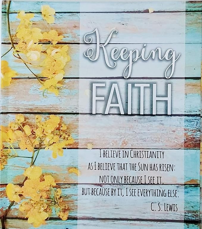 Keeping Faith - Religious Inspirational Encouraging Quotes and Poems Gift Book Greeting
