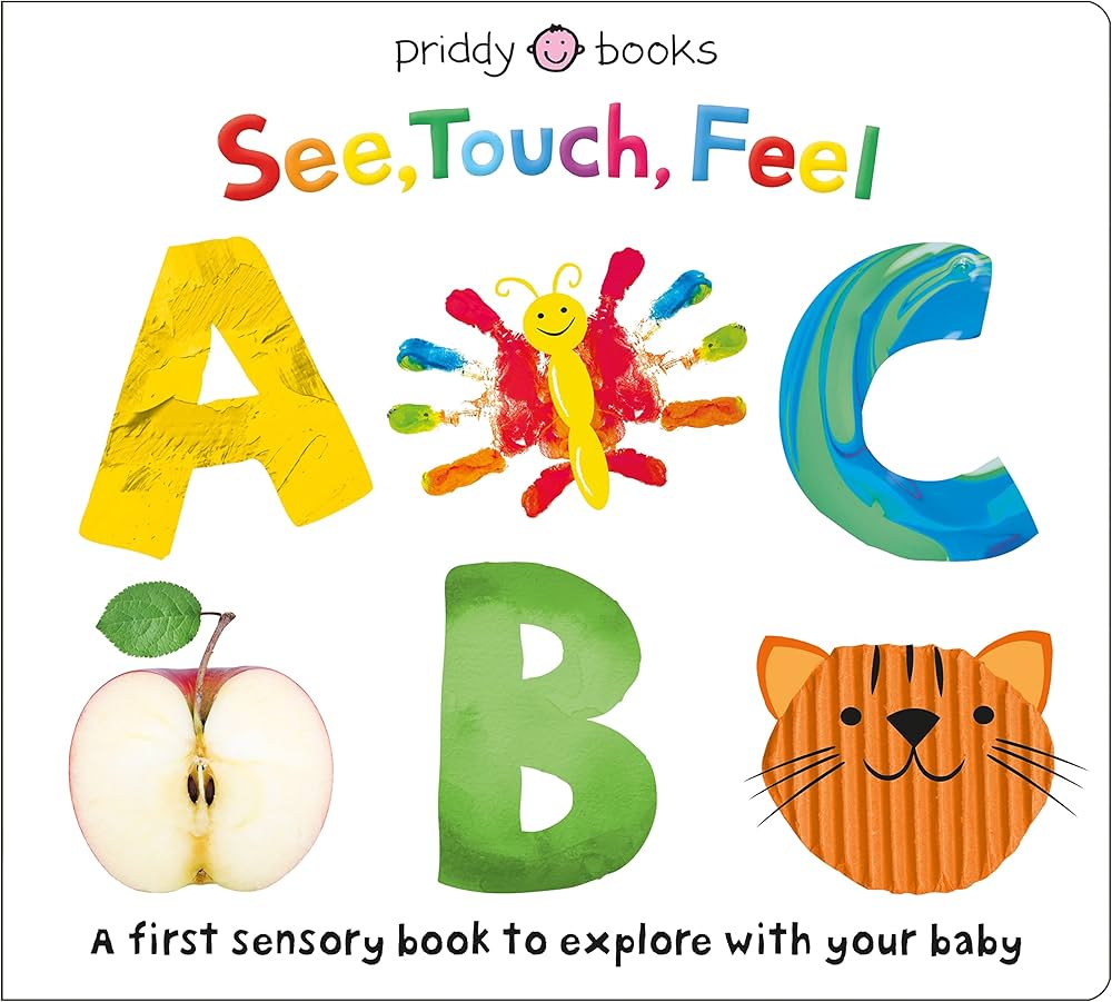 See, Touch, Feel: ABC book by Roger Priddy (Board Book)