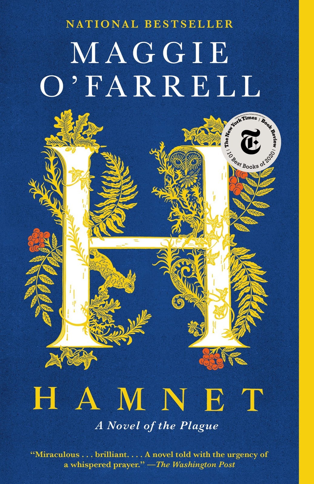 Hamnet book by Maggie O'Farrell