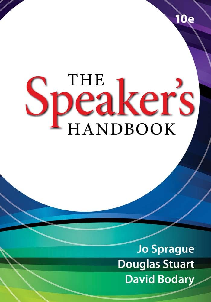 The Speaker's Handbook book by Jo Sprague