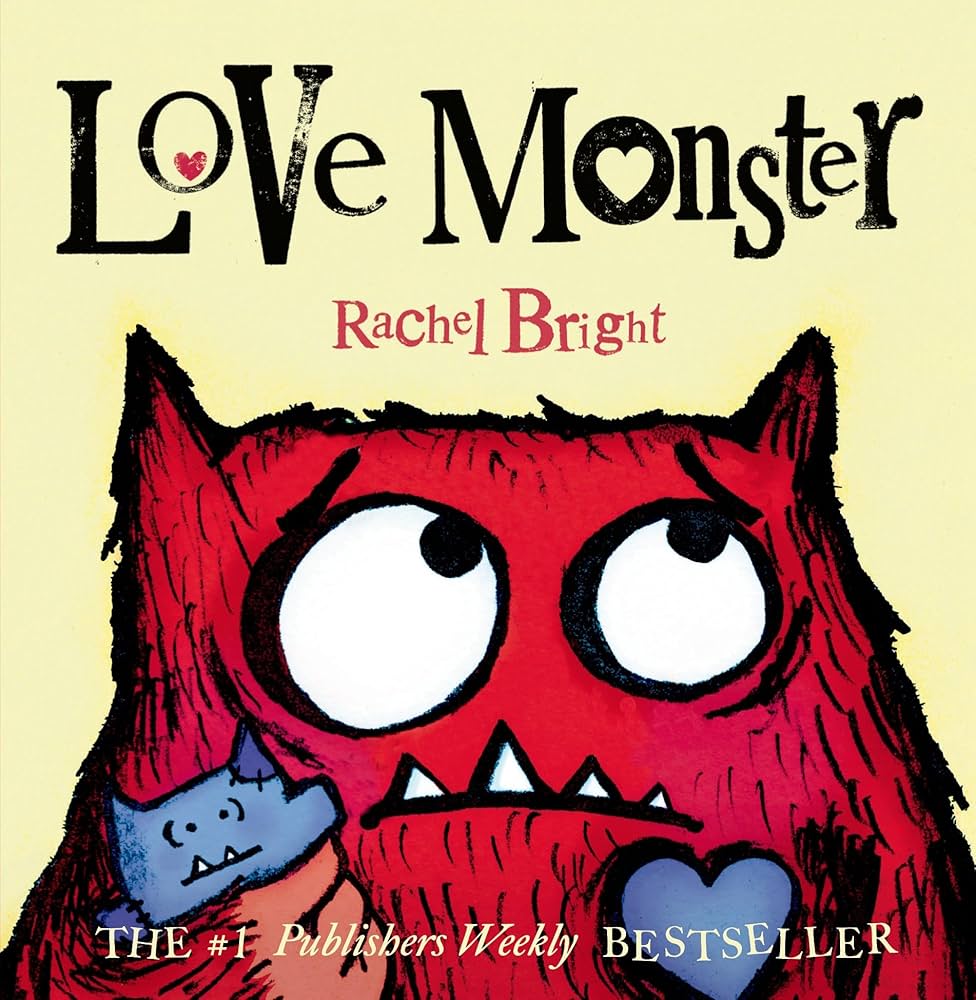 Love Monster book by Rachel Bright (Board Book)