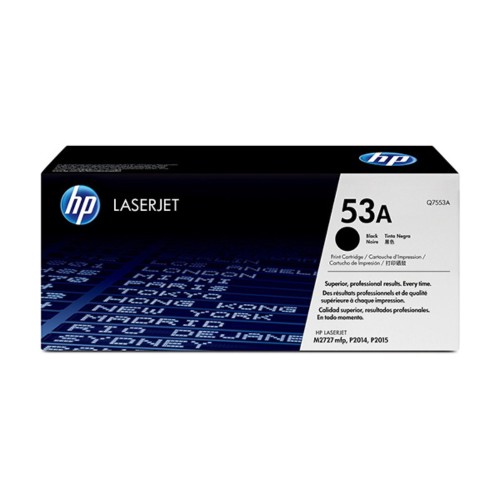 HP 53A Black Original LaserJet Toner Cartridge - Q7553A