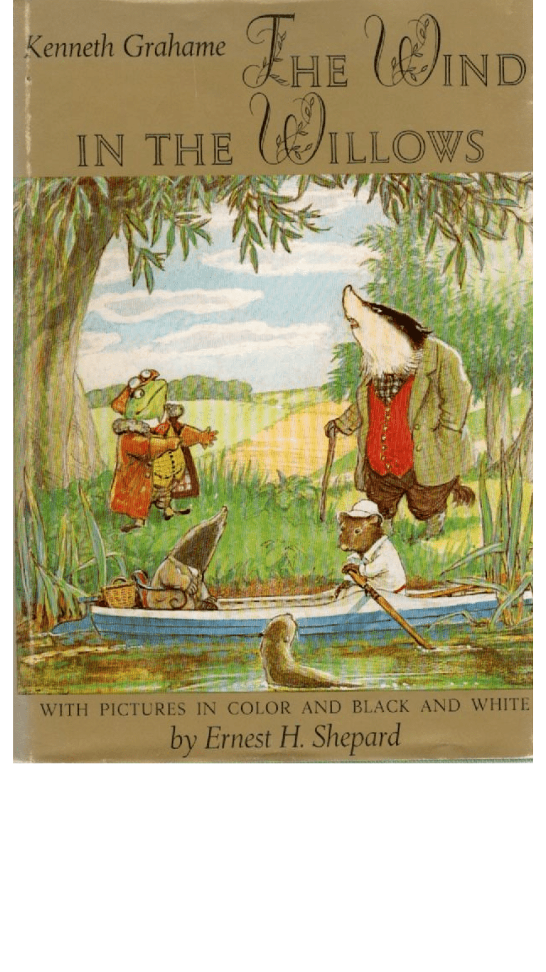 The Wind in the Willows with Pictures in Color and Black and white