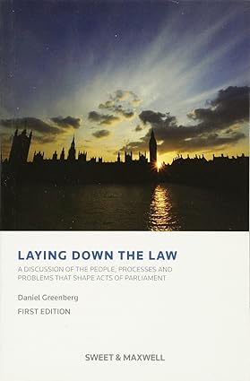 Laying Down the Law book by Daniel Greenberg